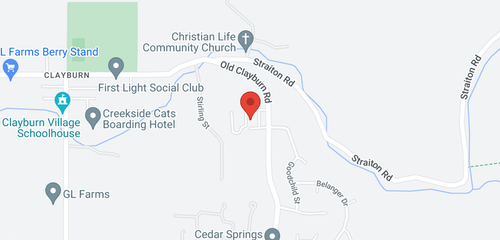 map of 41 4295 OLD CLAYBURN ROAD